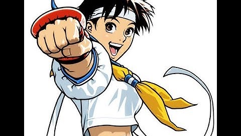 Sakura from Capcom fighting evolution