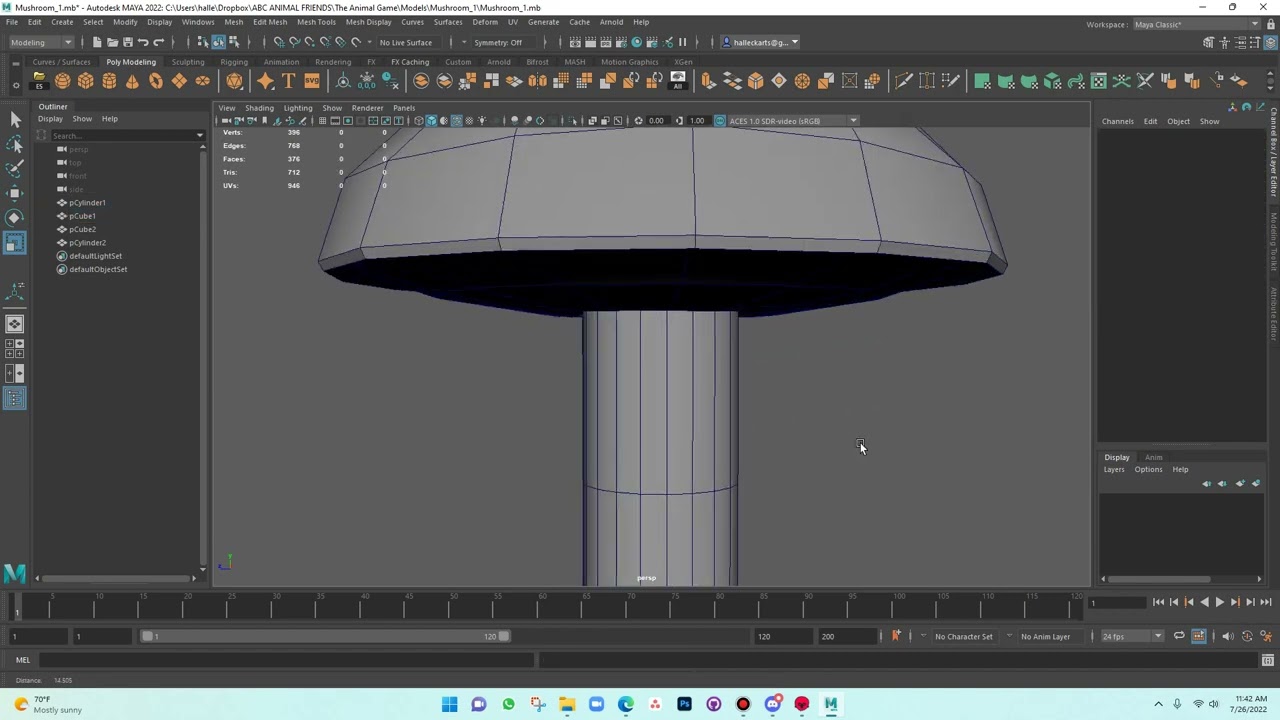 3D Modeling Basics - Maya 2022