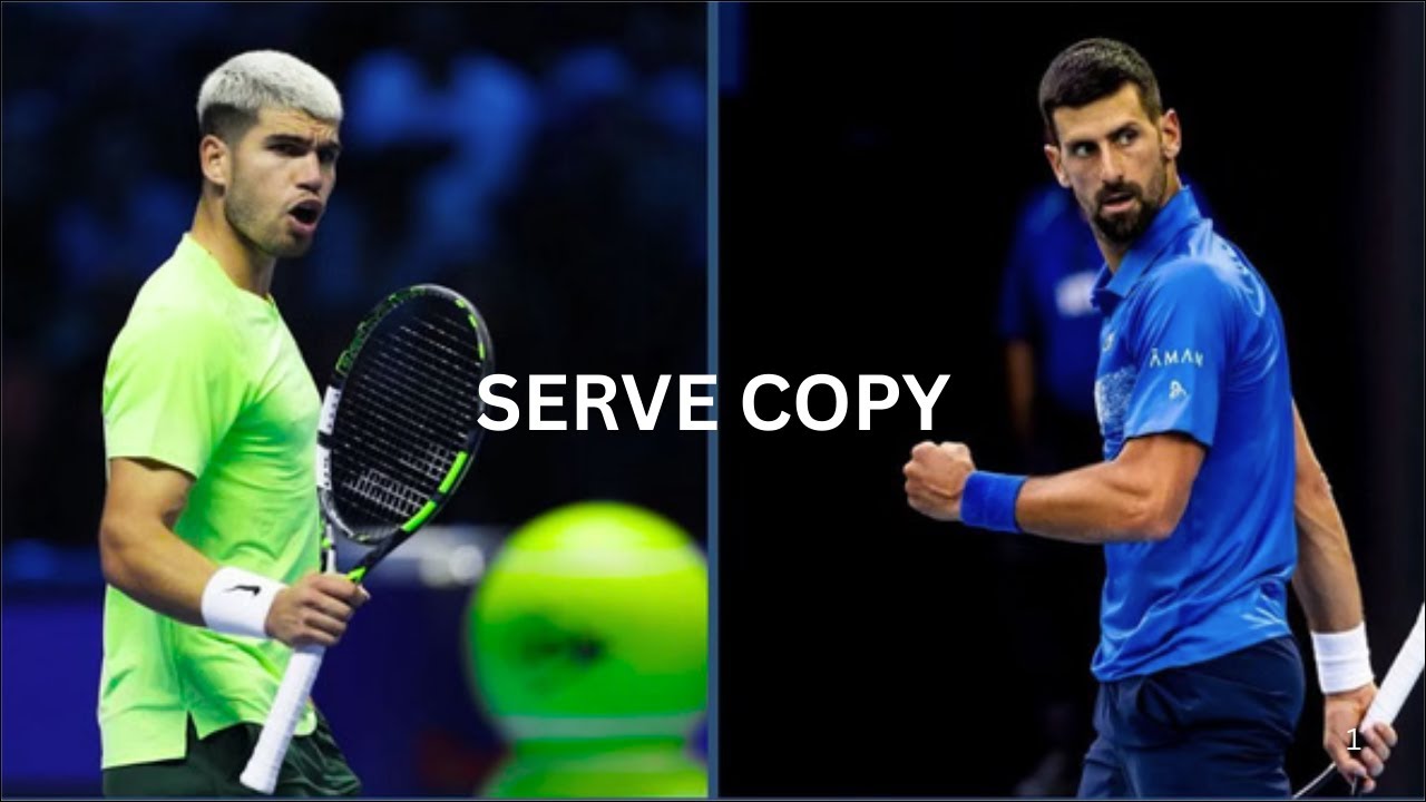 DJOKOVIC JOKES ABOUT ROYALTIES AS ALCARAZ DEBUTS DJOKOVIC-INSPIRED SERVE AT AUSTRALIAN OPEN