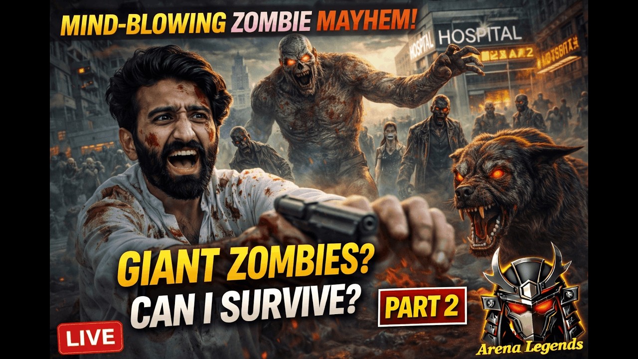 Dead Zombie Target LIVE 🔥 Part 2 – City Overrun! Can I Survive This Nightmare?