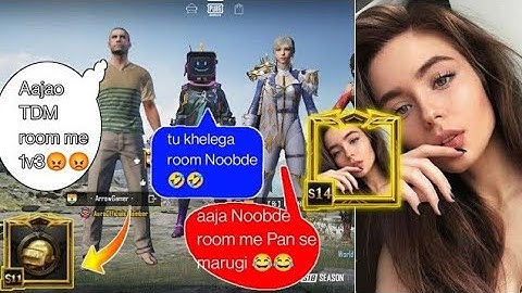 Random 3 players call me Noob / challenge for 1vs 3 TDM room || pubg mobile ||