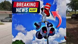 Cat in the Hat Abandoned Railroad Crossing Before & After