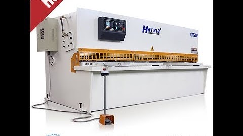 QC12Y hydraulic shearing machine 8X3200 with E21S controller