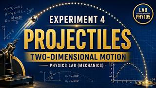 Projectile Motion Made Easy | Experiment 4 | PHY105 Physics Lab#2026