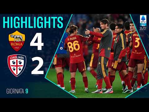 Video Roma Cagliari | 4-2 | Gli Highlights | Serie A 2026/27 | cagliari roma