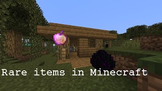 Rare items in Minecraft