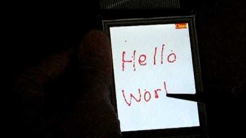 3.2" TFT Color LCD TouchScreen Panel Test