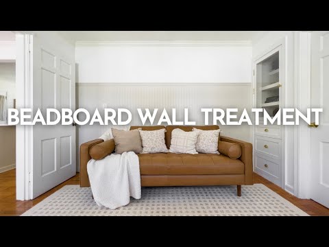 DIY Beadboard Wall Treatment