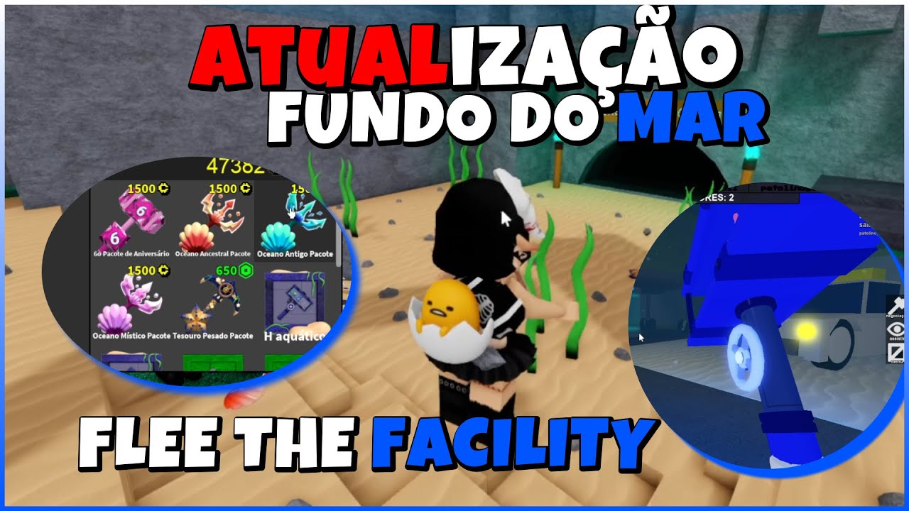 NOVA ATUALIZAÇÃO NO MARRETÃO (Adeus Fera na Vent) - FLEE THE FACILITY