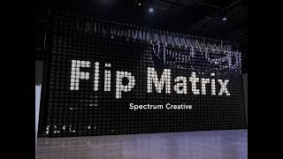 Spectrum Creative Flip Matrix Creative Mechanical Flip Display For Immersive Spaces
