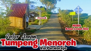 Jalur tumpeng menoreh dari purworejo lewat banyuasin