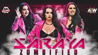 AEW Saraya (Paige) || ZOMBIFIED || Official Entrance Theme Song With Visualizer (Wwe MusicalMania) Resimi