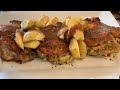 How to make Stuffed Pork Chops and Cinnamon Apples