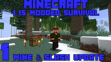 Minecraft 1.15 Modded Survival | Mine & Slash Update - Part 1