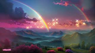 Vibrant Rainbows ! Medication, Gentle, Stress Relief, Relaxing, Sleeping, Study Music.