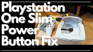 PlayStation PSOne Slim Power and Eject Button Fix (SCPH-102)