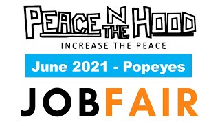 2021 PNTH Job Fair - Popeyes