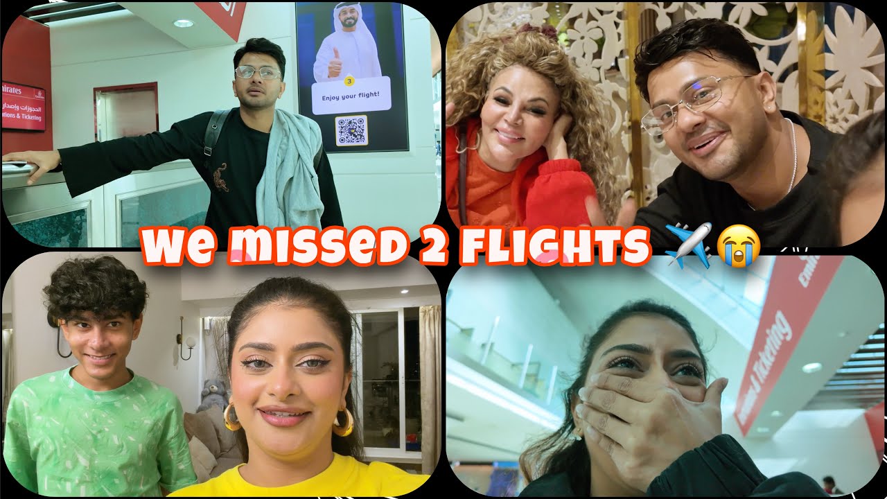 WE MISSED 2 FLIGHTS 🥲 