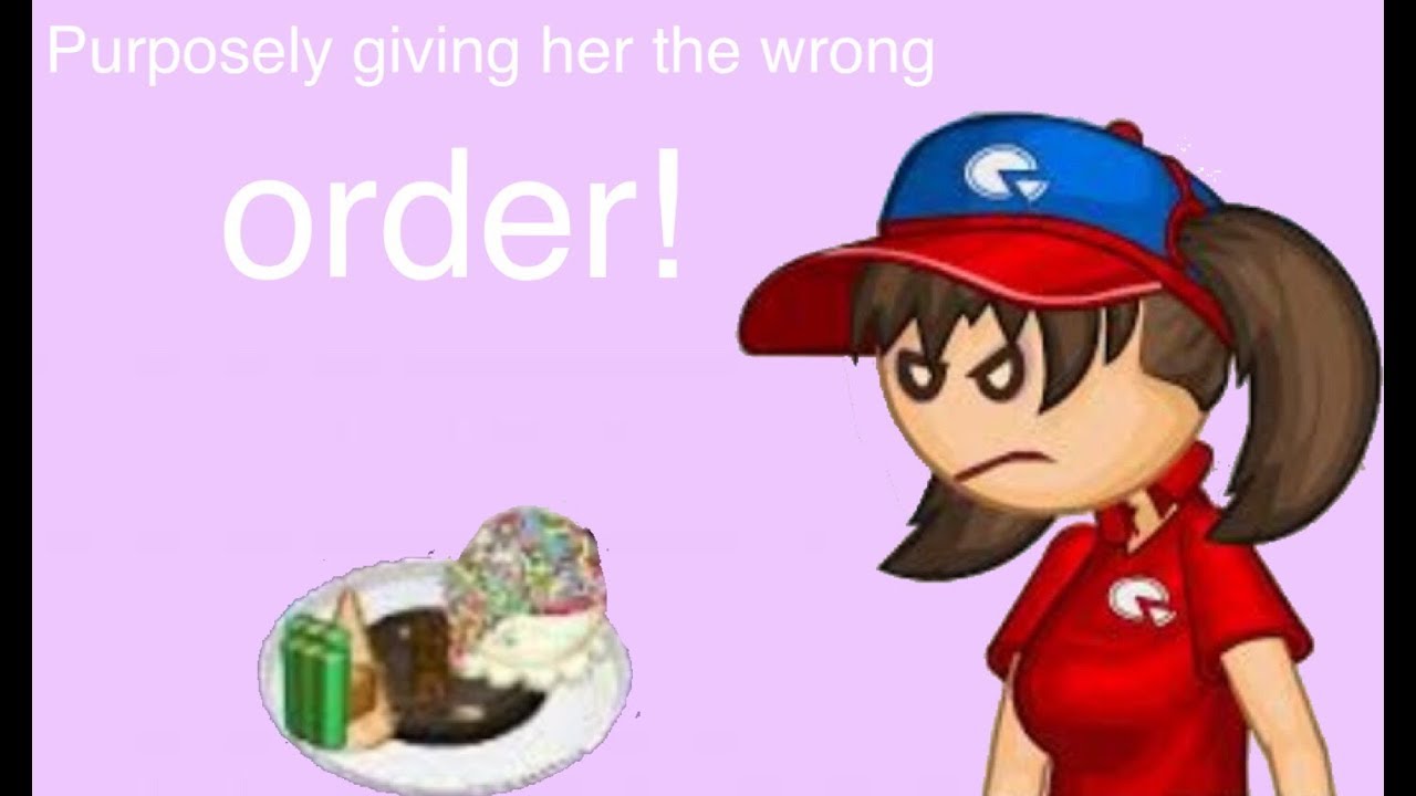 Wrong order