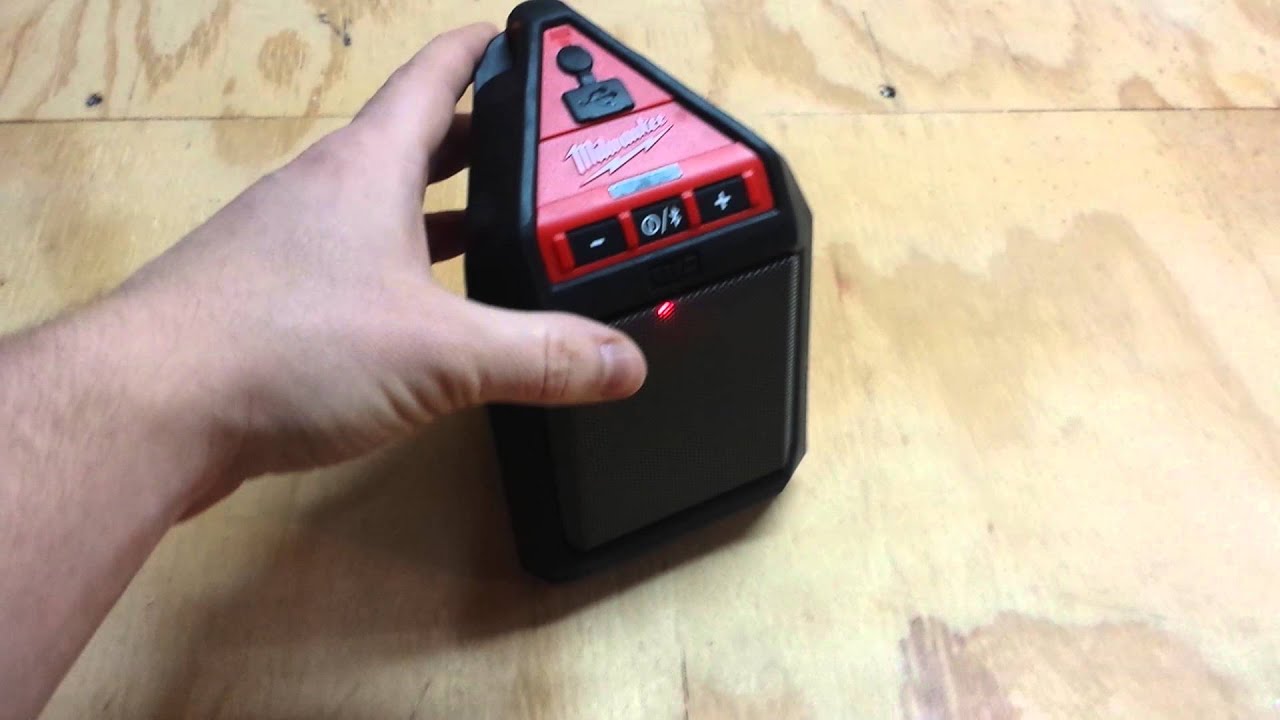 milwaukee m12 bluetooth speaker