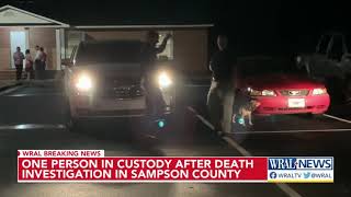 Death investigation at Sampson County church Sunday night