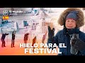 Cómo se extrae el hielo para el Festival de Hielo de Harbin. China. El Mundo del Revés 4 edición