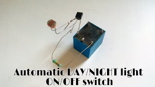 Automatic On/off using only four components | how to make automatic light controller