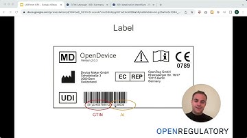 UDI-PI and Barcode With Application Identifiers in GS1