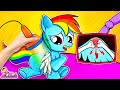 My little pony take care omg what happened to rainbow dash  how to fix mlp wings  annie korea
