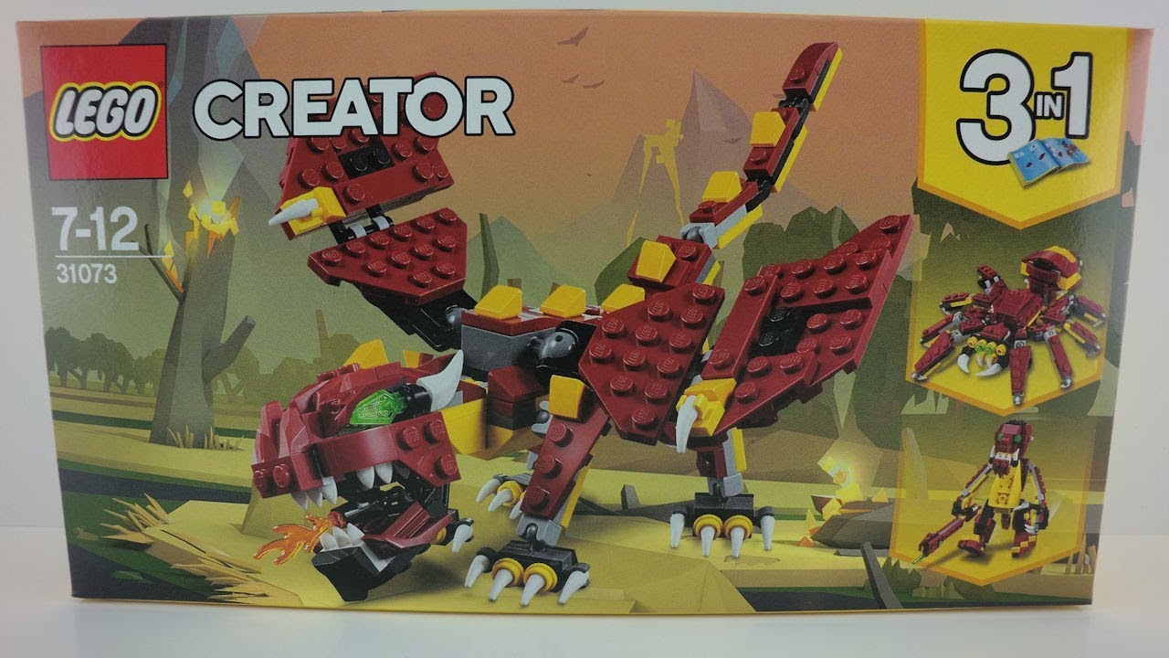 31073 Mythical Creatures LEGO® Creator 4K Unboxing by Brickmanuals ...