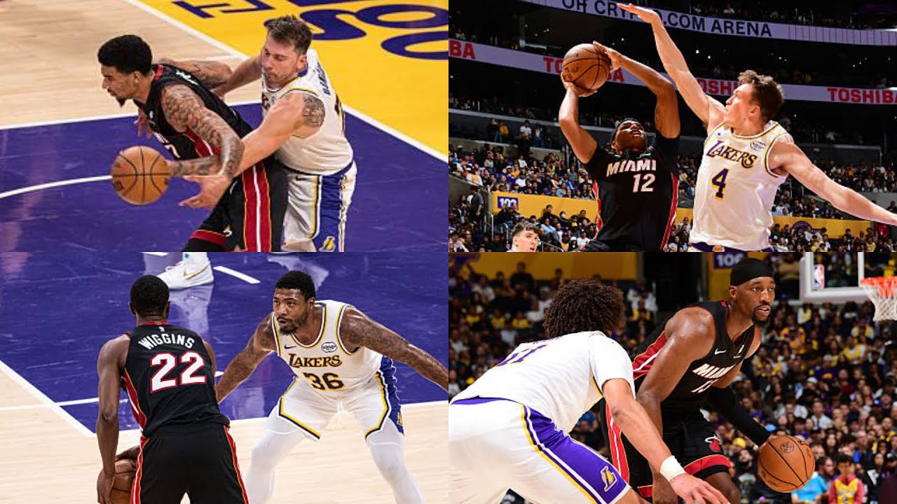 Lakers TEAM DEFENSE Highlights vs Heat | November 2, 2025