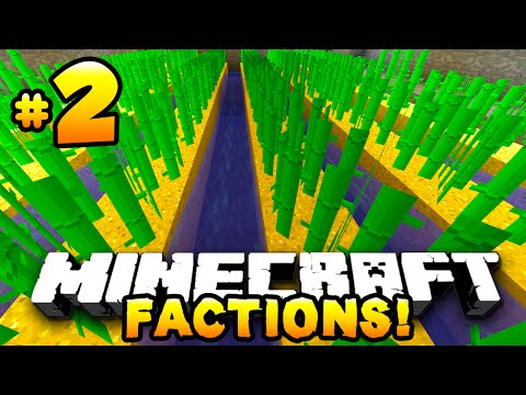 Minecraft FACTIONS #2 "SUGAR CANE FARM!" - W/PrestonPlayz & MrWoofless