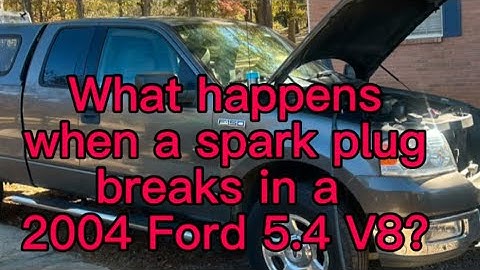 Removing broken spark plugs out of a 2004 Ford Triton 5.4l v8