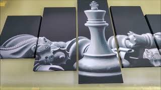 Celebrity Finished 5 Piece Canvas Art | Handmade Print | 5 Panel Canvas | Arttree.com.au Net Worth