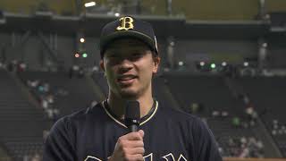 2020年10月11日 オリックス・安達了一選手ヒーローインタビュー