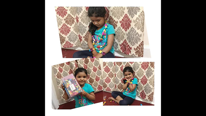 KIDS JEWELRY KIT POP BEADS|| Unboxing How to Make Easy Accessories.. || Ruwayda and cousin’s ||