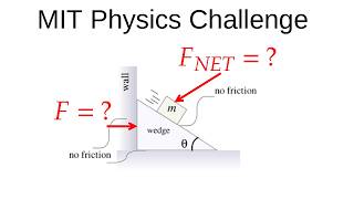 MIT Physics Problem: Block on a Wedge Against a Wall | Dynamics