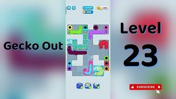 🎮 Gecko Out Level 23 Walkthrough | Go Answer 🦎