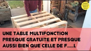 Une table multifonction presque gratuite