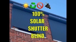 Discover the Benefits of Solar Powered Shutters - Eco-Friendly & Cost-Saving Solution! 💡🌿