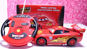 Rc Pixar Car McQueen Fantasy Cartoon Remote Control Big Car Unboxing & Testing