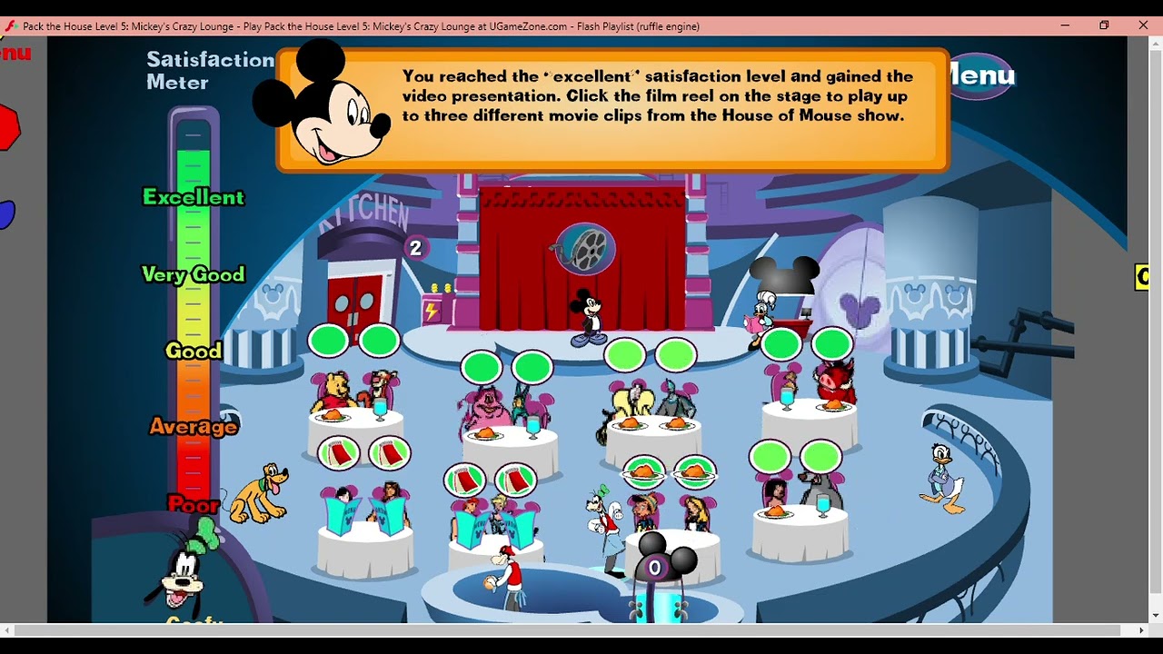 Pack the House Level 5  Mickey's Crazy Lounge