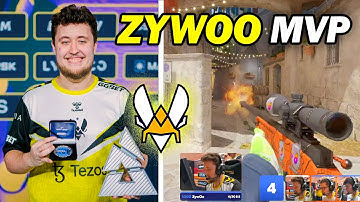 ZywOo receives MVP after Vitality vs Faze match - BLAST Premier World Final 2023 grand-final | CS2