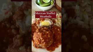 Stuffed Mexican Meatballs: Albondigas Rellenas en Salsa by Dorothy Stainbrook 258 views 1 year ago 1 minute, 57 seconds