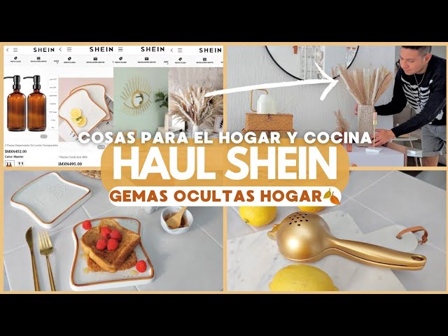HAUL SHEIN HOGAR 🍂 Cosas Bonitas para la Cocina 🍞 Decoración para el Hogar  SHEIN 🏡 TODO ME ENCANTO ✨ 