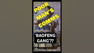 Poor Man’s Comms, Final Setup #baofeng #shorts #shortvideo #comms #shortsviral #airsoft #larp
