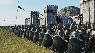 Men of Gondor Vs Haradrim | 12,000 Unit Lord of the Rings Cinematic Battle screenshot 5