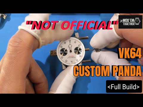 ハンドメイド　オーダー 💥I Built A Custom Black Bay Panda Chrono (VK64 Mecha-Quartz