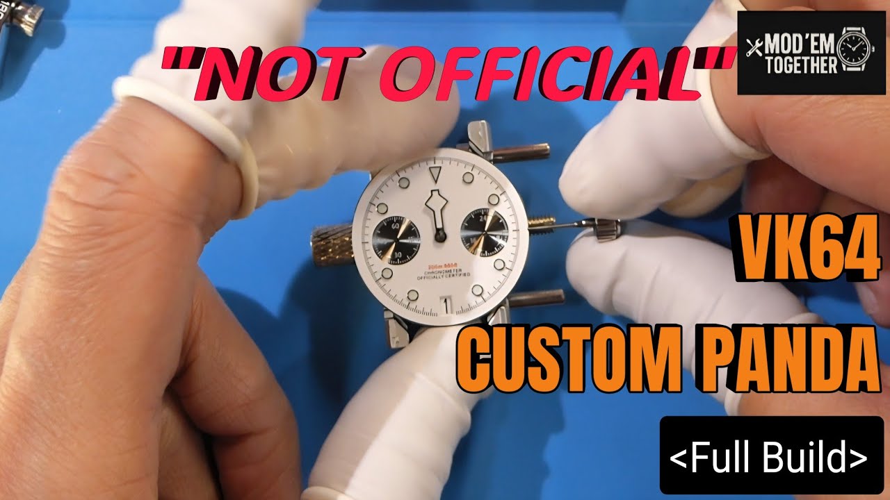 💥I Built A Custom Black Bay Panda Chrono (VK64 Mecha-Quartz