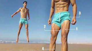 تدمير عضلات الأرجل بدون معدات ⚡ Calisthenics leg workout